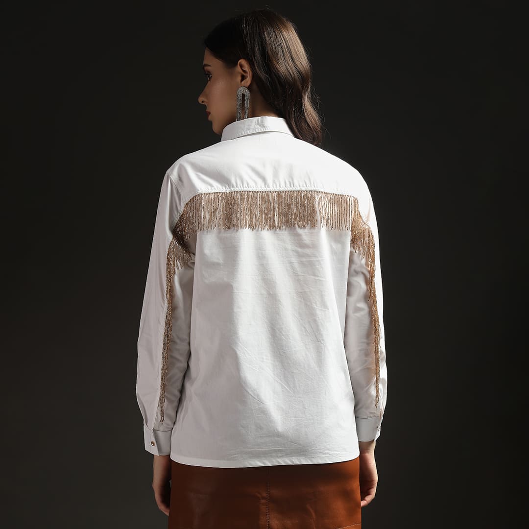 Celestial Fringe Shirt