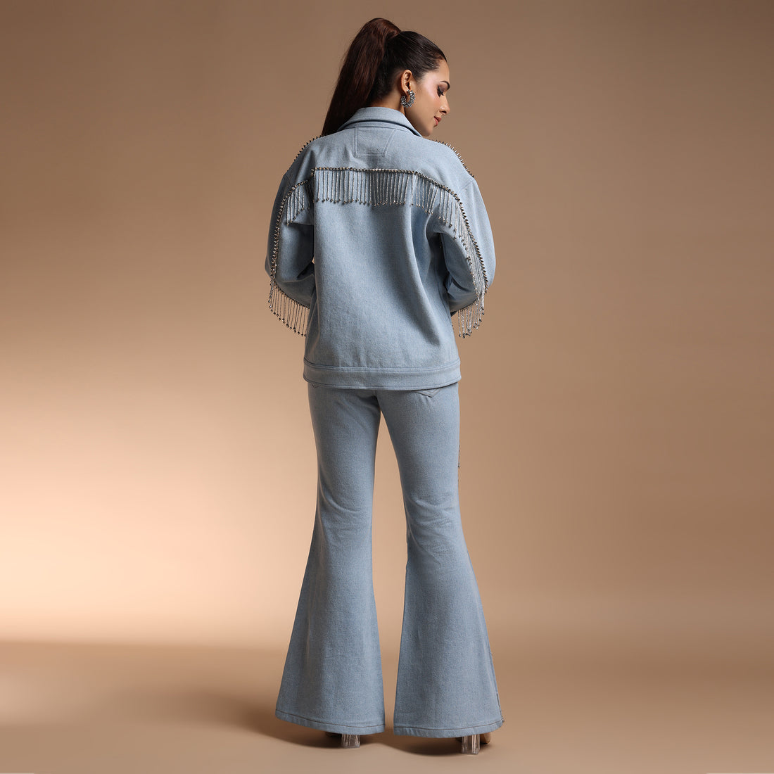 Celestial Sparkle Denim Jacket