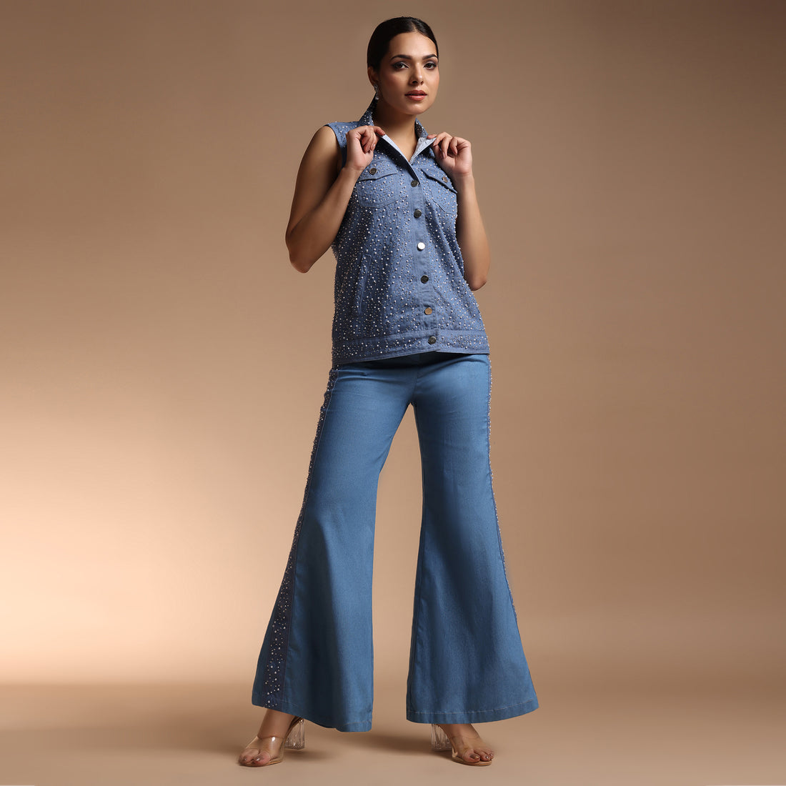 Starry Night Denim Pants