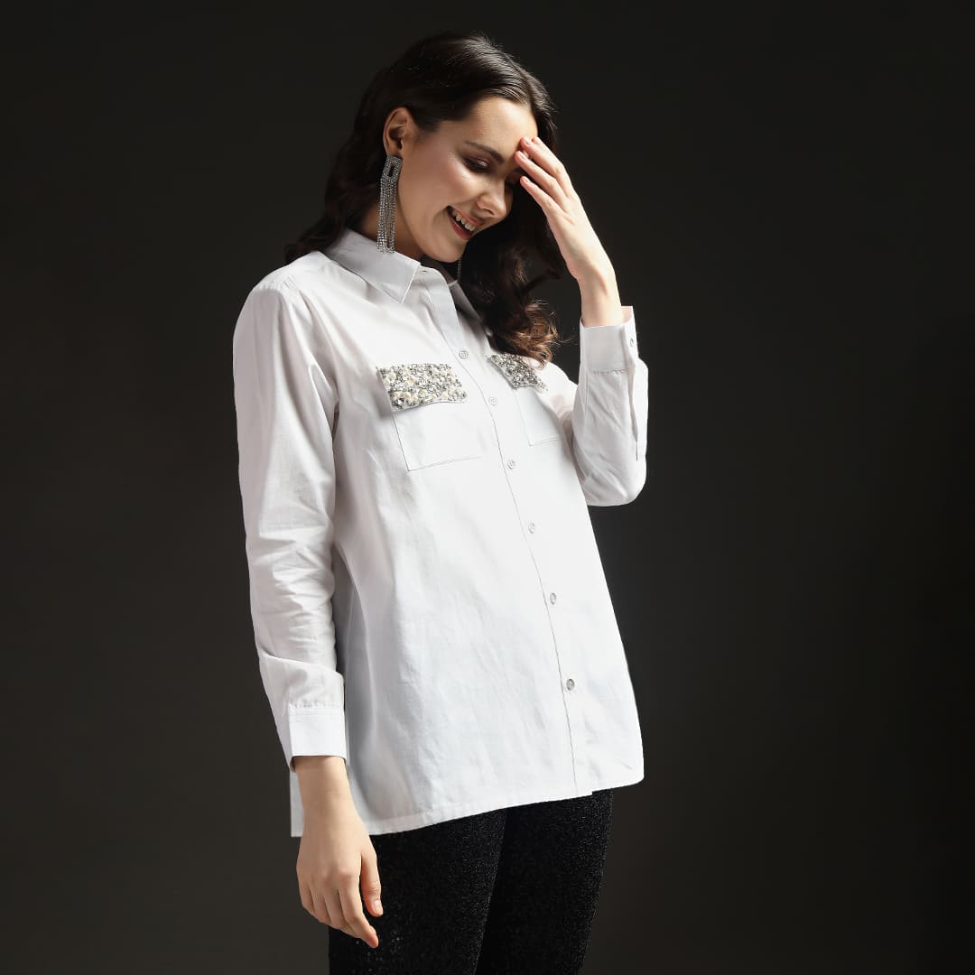 Starlight Pocket Shirt White