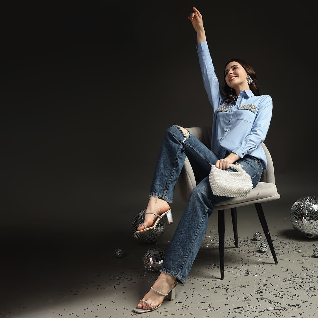 Starlight Pocket Shirt Sky Blue