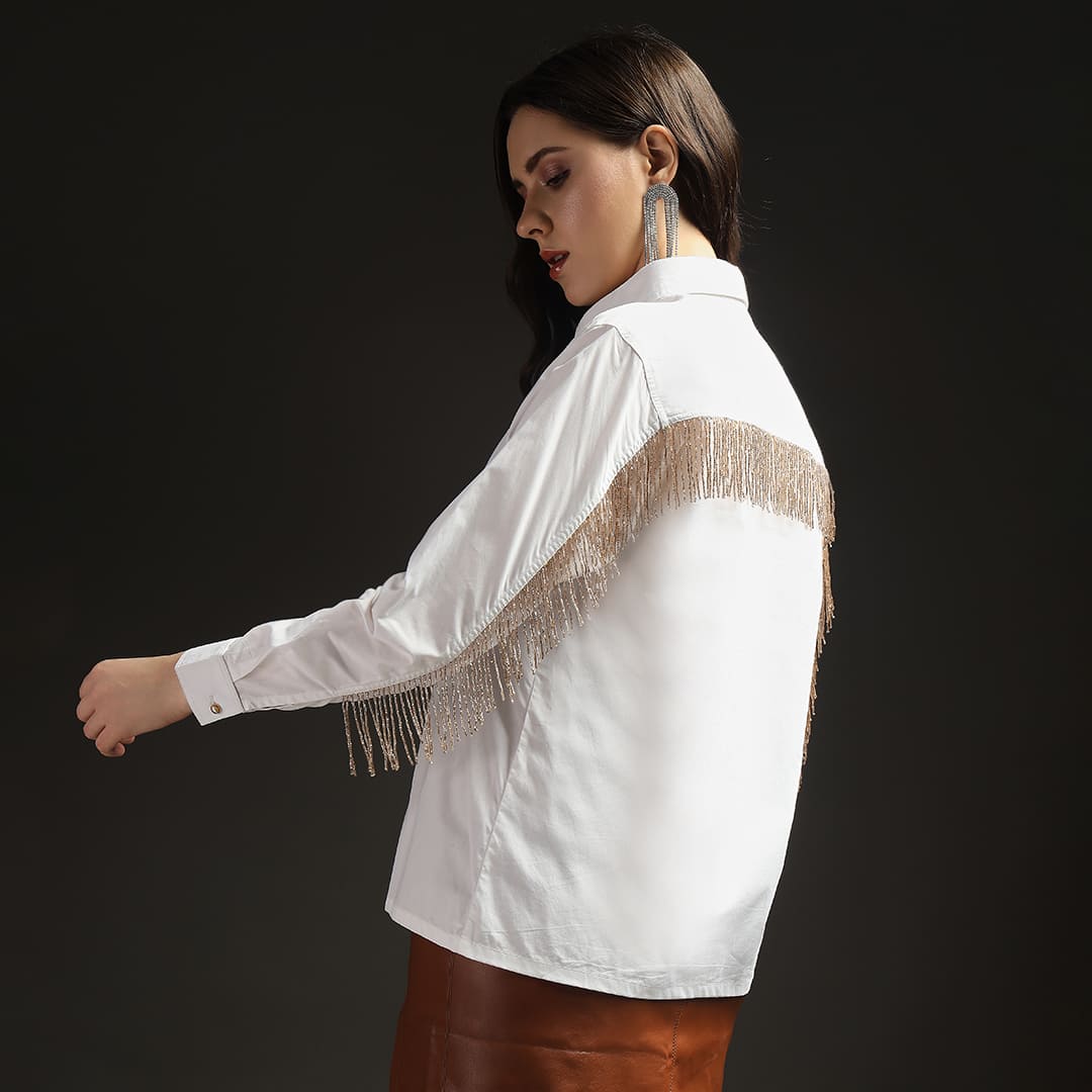 Celestial Fringe Shirt