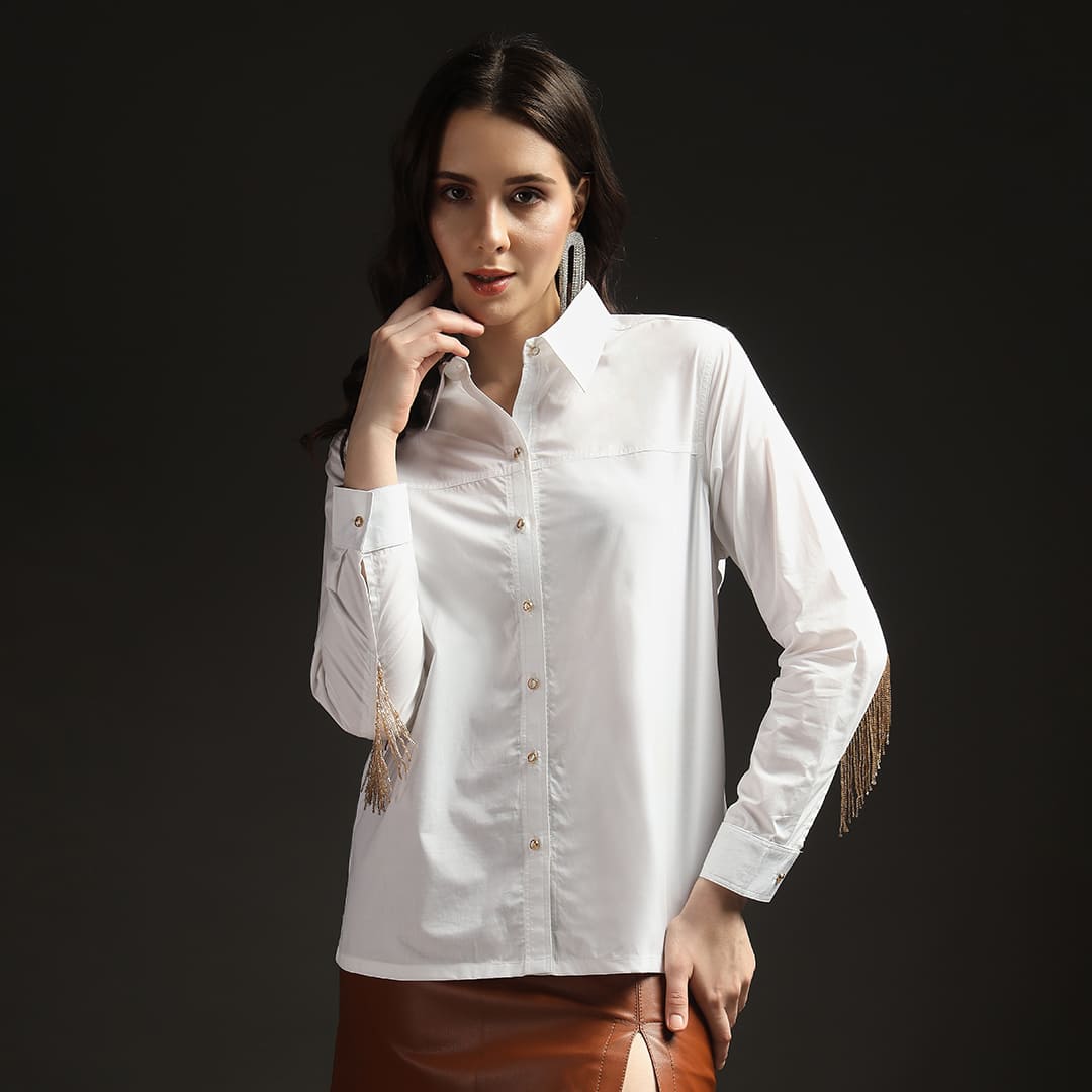 Celestial Fringe Shirt