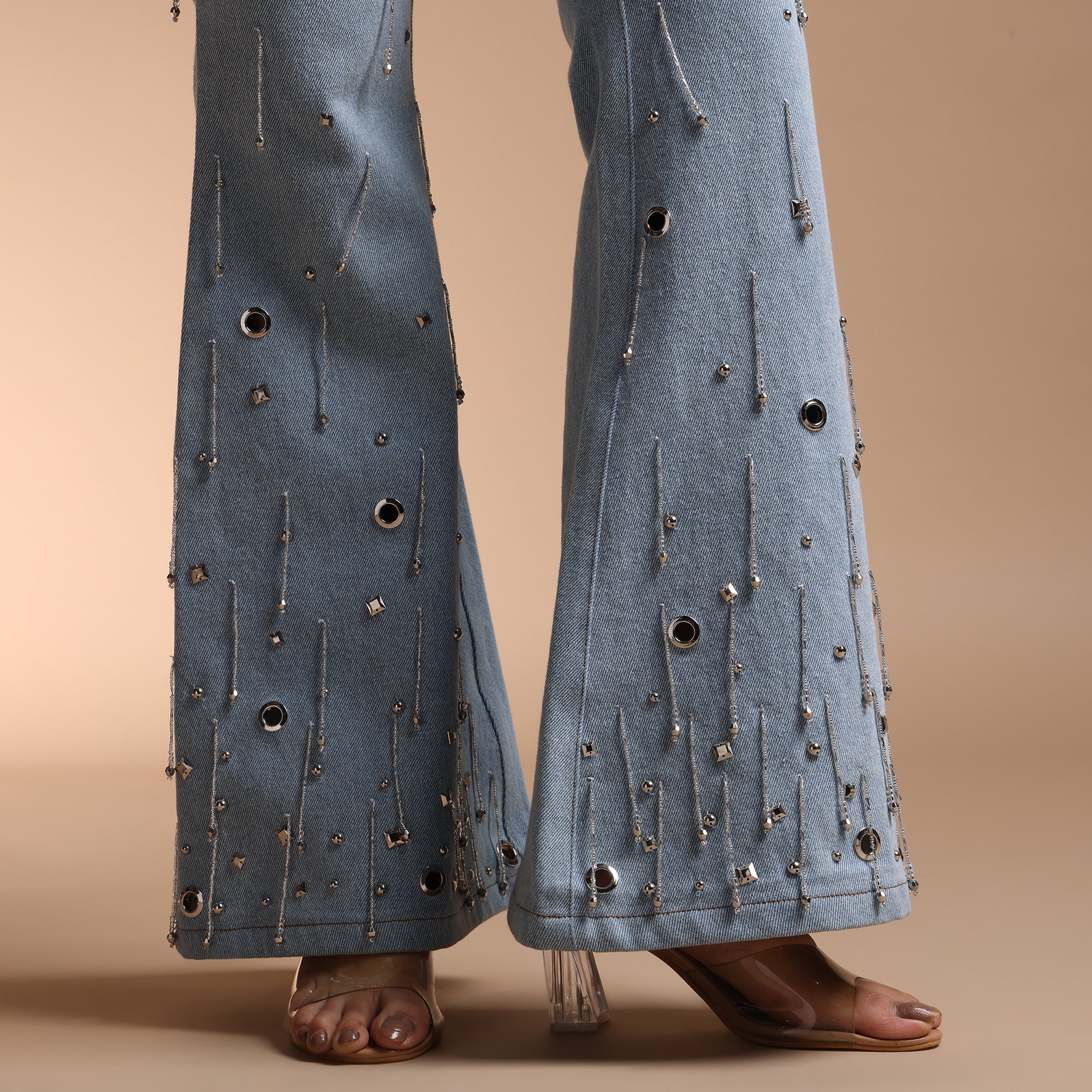Celestial Sparkle Denim Jeans