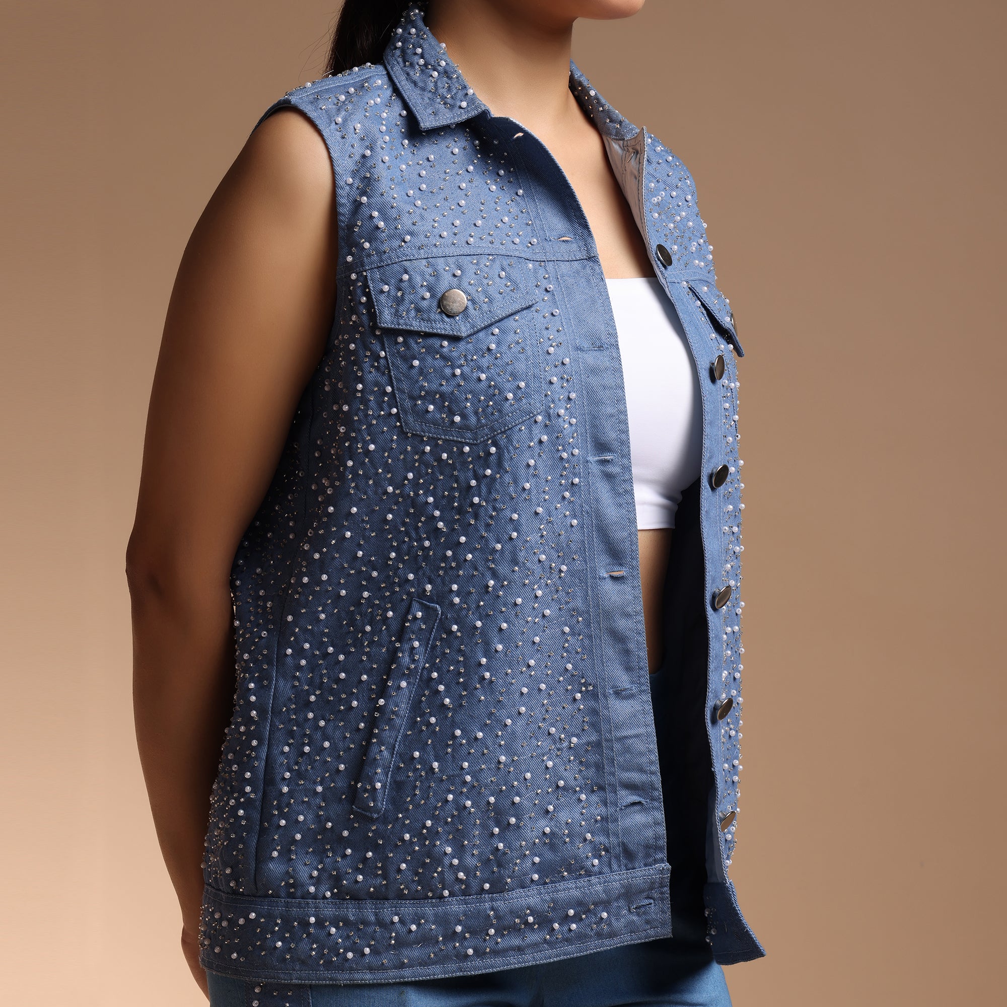 Starry Night Denim Pants